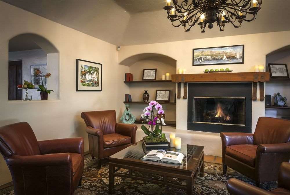 Spanish Garden Inn Санта-Барбара Интерьер фото